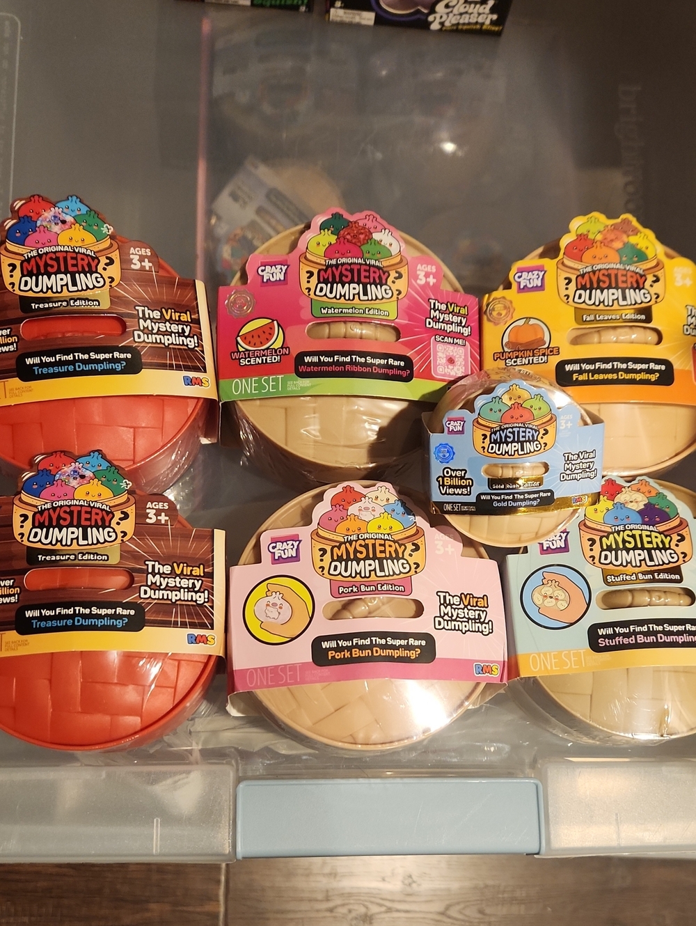 RMS Crazy Fun Mystery Dumpling Assorted Lot Of 7 (See Pics) New!